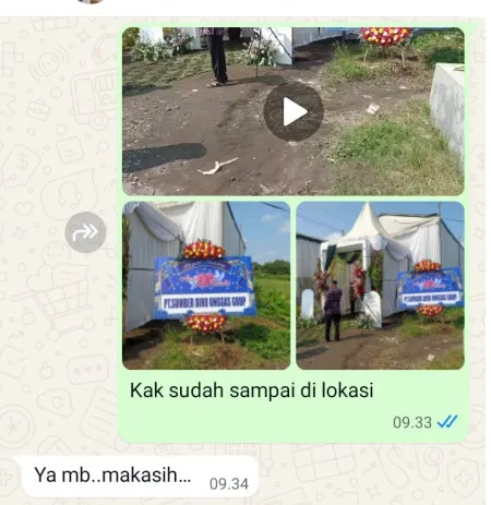 Pengiriman Karangan Bunga Tlogobulu Kaligesing