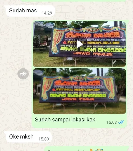 Pengiriman Papan Bunga Tlogobulu Kaligesing
